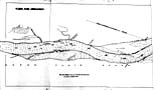 Nisbet's  revised plans for no. 1 Wall at Upper Flats, with a stronger curve at the downstream end and a northen wall around Elbow Sand.