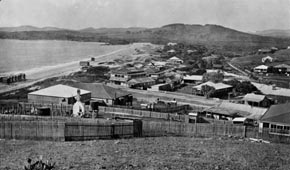 Vegetated dunes of Yeppoon Main Beach, 1920
