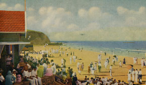 Yeppoon Main Beach, 1933. Yeppoon: The paradise of the pleasure seeker.