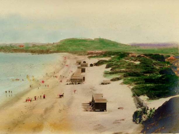 The vegetated dunes of the Yeppoon Main Beach, 1920